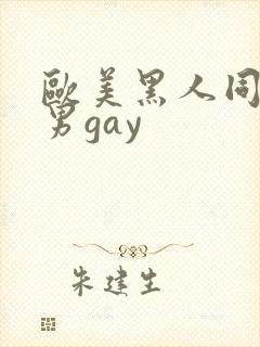 欧美黑人同性男男gay