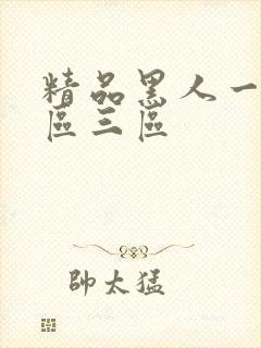 精品黑人一区二区三区