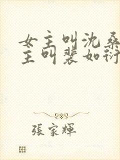 女主叫沈桑宁男主叫裴如衍的小说