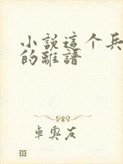 小说这个兵王强的离谱