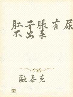 肚子胀有尿意尿不出来封面