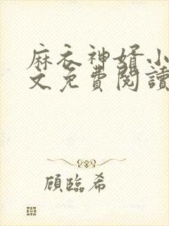 麻衣神婿小说全文免费阅读