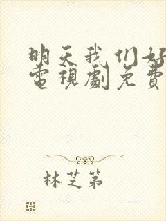 明天我们好好过电视剧免费观看全集