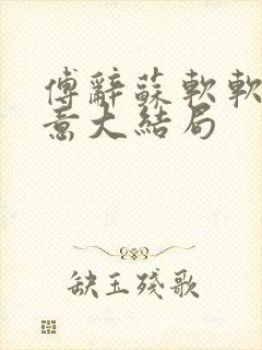 傅辞苏软软沈知意大结局