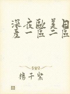 深夜欧美日韩国产一区二区在线观看