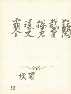 霸道总裁狂宠妻全文免费阅读封面