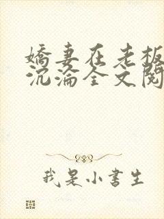 娇妻在老板胯下沉沦全文阅读封面