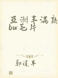 亚洲丰满熟妇bbw毛片封面