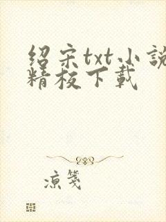 绍宋txt小说精校下载封面