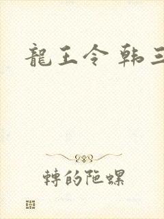 龙王令 韩三千