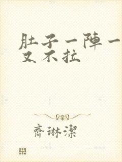 肚子一阵一阵痛又不拉