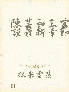 陈芸和王富贵小说最新章节内容