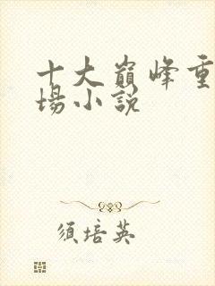 十大巅峰重生官场小说