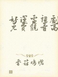 好运电视剧全集免费观看高清版