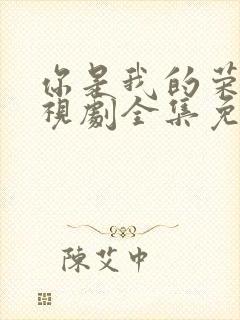 你是我的荣耀电视剧全集免费西瓜