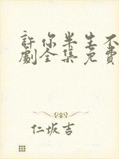 许你半生不见短剧全集免费播放