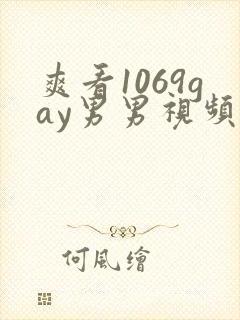 爽看1069gay男男视频封面
