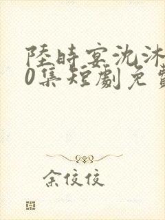 陆时宴沈沐100集短剧免费观看封面