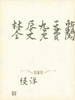 林辰九天斩神诀全文免费阅读
