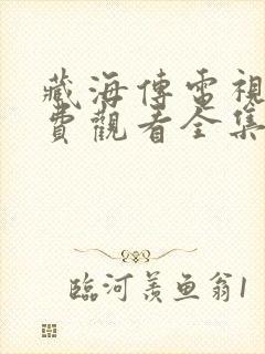 藏海传电视剧免费观看全集13集