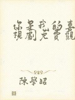 你是我的喜欢电视剧免费观看全集高清