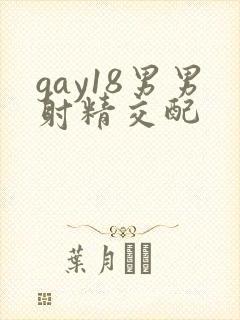 gay18男男射精交配