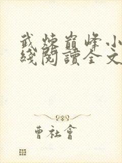 武炼巅峰小说在线阅读全文封面