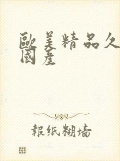 欧美精品久久久国产封面