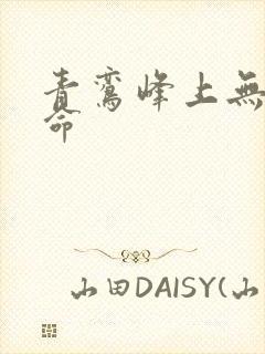 青鸾峰上无敌天命