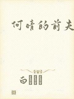 何晴的前夫是谁