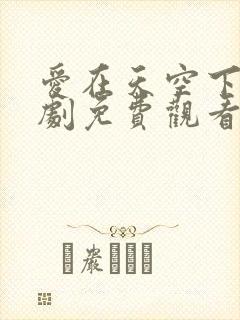 爱在天空下电视剧免费观看全集高清