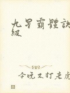 九星霸体诀 等级