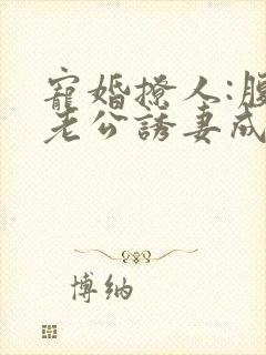 宠婚撩人:腹黑老公诱妻成瘾