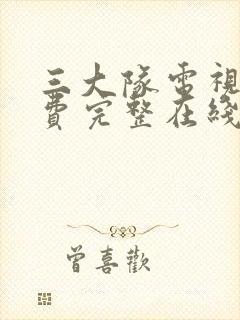 三大队电视剧免费完整在线观看国语封面