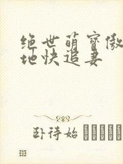 绝世萌宝傲娇爹地快追妻