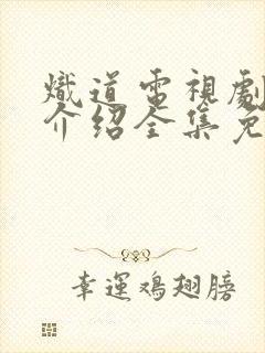 炽道电视剧剧情介绍全集免费观看