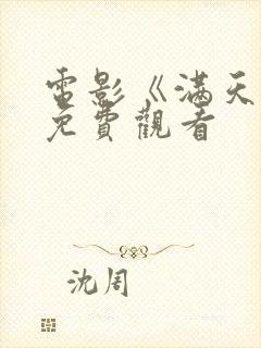 电影《满天星》免费观看