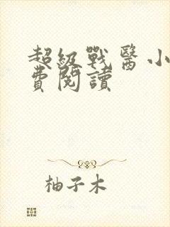 超级战医小说免费阅读