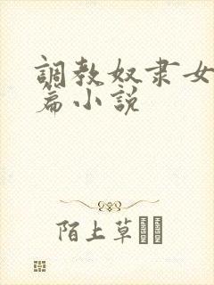 调教奴隶女友短篇小说