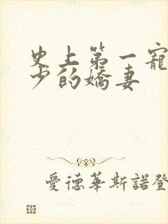 史上第一宠婚慕少的娇妻