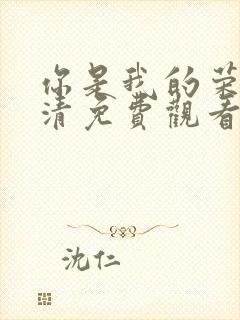 你是我的荣耀超清免费观看电视剧