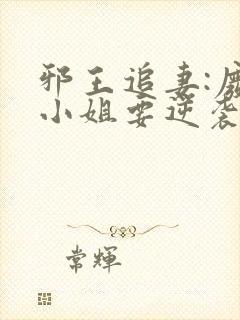 邪王追妻:废柴小姐要逆袭小说txt