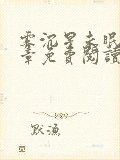 雾沉星未眠24章免费阅读