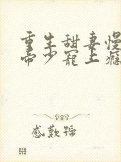 重生甜妻慢点撩帝少宠上瘾