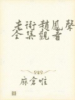 老街赵凤声免费全集观看