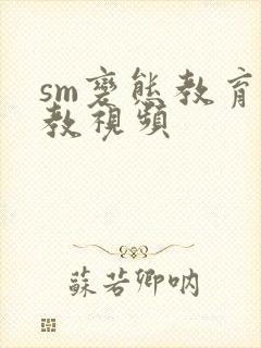 sm变态教育调教视频