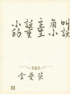 小说主角叫陈阳的重生小说