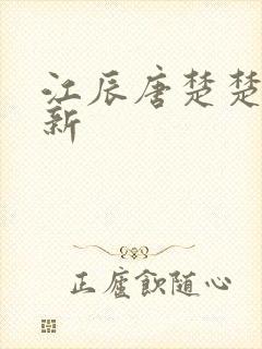 江辰唐楚楚最快新