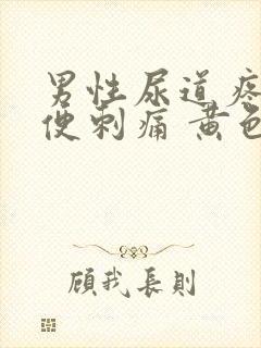 男性尿道疼痛小便刺痛 黄色分泌物封面