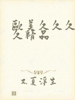 欧美久久久久久久精品